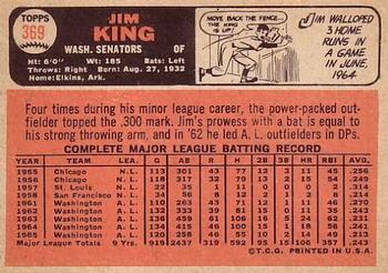Jim King  baseball card collectible - Main Image 2