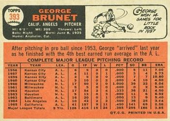 George Brunet  baseball card collectible - Main Image 2
