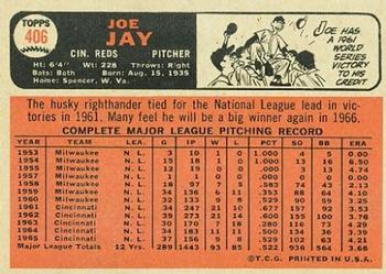 Joe Jay  baseball card collectible - Main Image 2