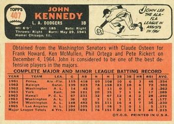 John Kennedy  baseball card collectible - Main Image 2