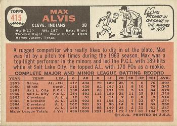 Max Alvis  baseball card collectible - Main Image 2