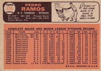 Pedro Ramos  baseball card collectible - Main Image 2