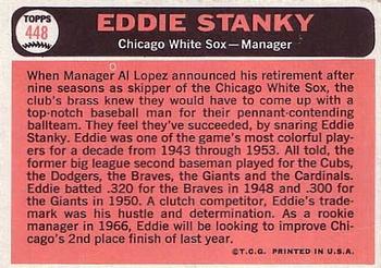 Eddie Stanky  baseball card collectible - Main Image 2