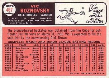 Vic Roznovsky  baseball card collectible - Main Image 2