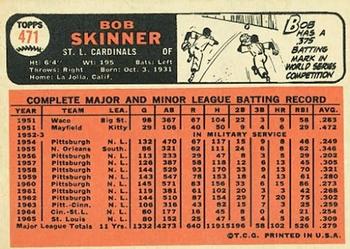 Bob Skinner  baseball card collectible - Main Image 2
