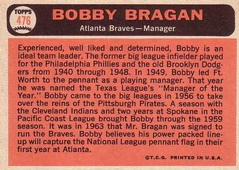 Bobby Bragan  baseball card collectible - Main Image 2
