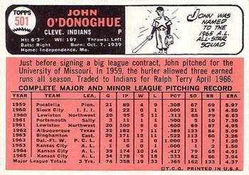 John O’Donoghue  baseball card collectible - Main Image 2