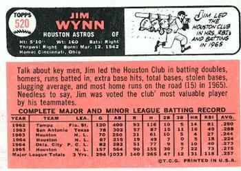 Jim Wynn  baseball card collectible - Main Image 2