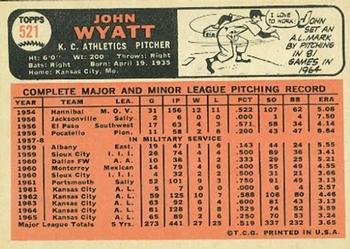 John Wyatt  baseball card collectible - Main Image 2