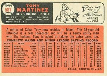 Tony Martinez  baseball card collectible - Main Image 2