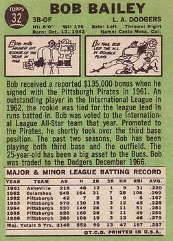 Bob Bailey  baseball card collectible - Main Image 2