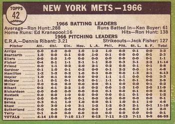 New York Mets  baseball card collectible - Main Image 2