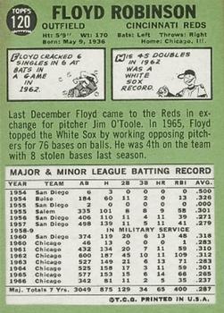 Floyd Robinson  baseball card collectible - Main Image 2