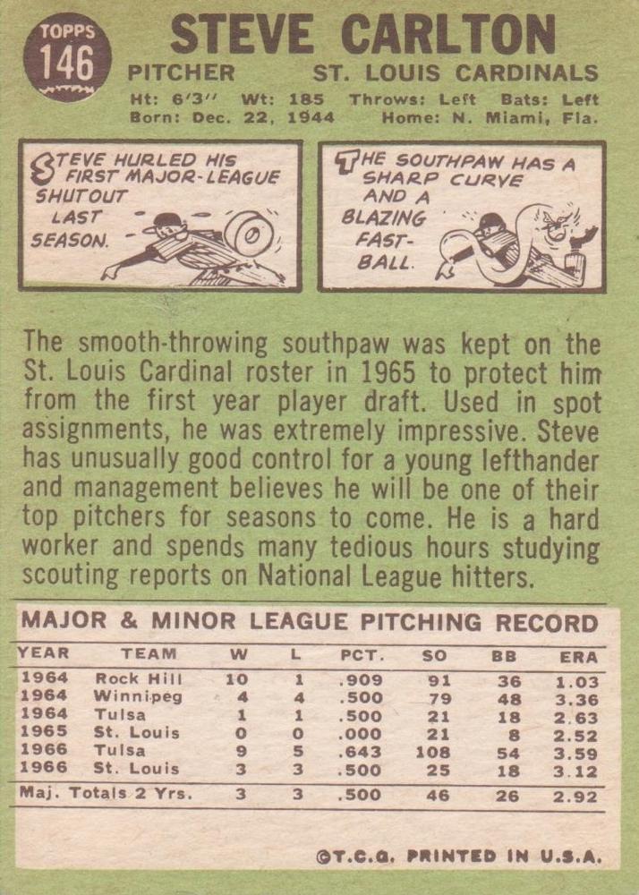 Steve Carlton  baseball card collectible - Main Image 2