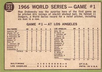 World Series Game #1 - Moe Mows Down 11  baseball card collectible - Main Image 2