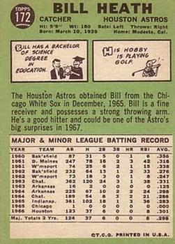 Bill Heath  baseball card collectible - Main Image 2