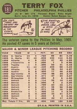 Terry Fox  baseball card collectible - Main Image 2