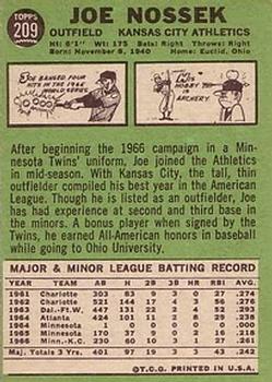 Joe Nossek  baseball card collectible - Main Image 2