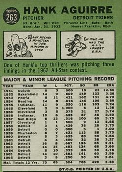 Hank Aguirre  baseball card collectible - Main Image 2