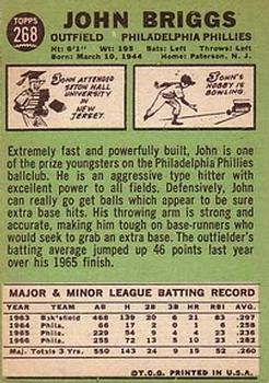 John Briggs  baseball card collectible - Main Image 2