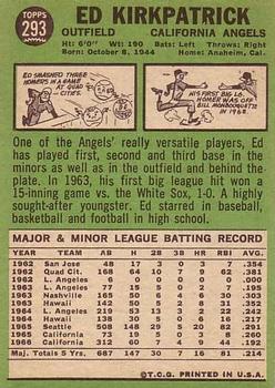 Ed Kirkpatrick  baseball card collectible - Main Image 2