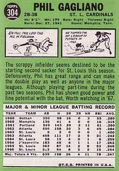 Phil Gagliano  baseball card collectible - Main Image 2