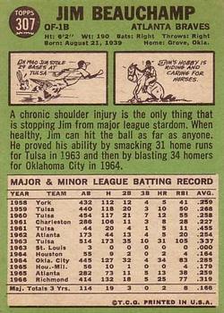 Jim Beauchamp  baseball card collectible - Main Image 2