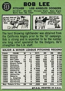 Bob Lee  baseball card collectible - Main Image 2