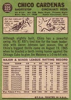 Chico Cardenas  baseball card collectible - Main Image 2