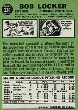 Bob Locker  baseball card collectible - Main Image 2