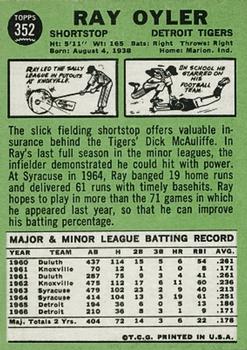 Ray Oyler  baseball card collectible - Main Image 2