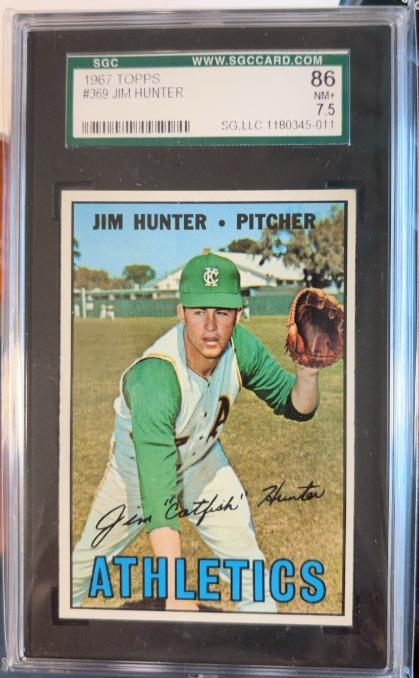 Jim Hunter  baseball card collectible - Main Image 4