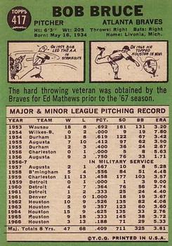 Bob Bruce  baseball card collectible - Main Image 2