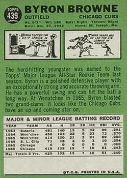 Byron Browne  baseball card collectible - Main Image 2