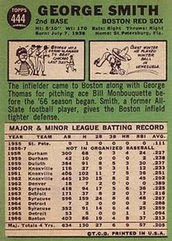 George Smith  baseball card collectible - Main Image 2