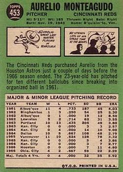 Aurelio Monteagudo  baseball card collectible - Main Image 2