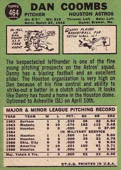 Dan Coombs  baseball card collectible - Main Image 2