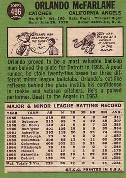 Orlando McFarlane  baseball card collectible - Main Image 2