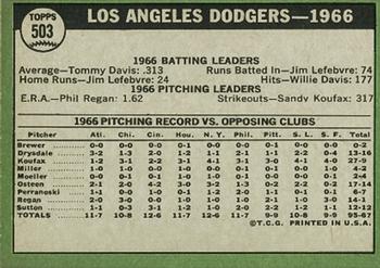 Los Angeles Dodgers  baseball card collectible - Main Image 2