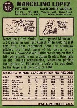 Marcelino Lopez  baseball card collectible - Main Image 2