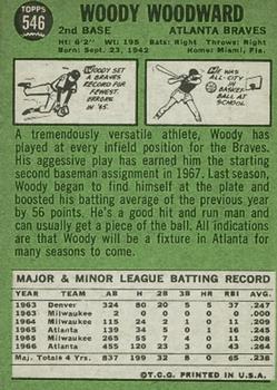 Woody Woodward  baseball card collectible - Main Image 2