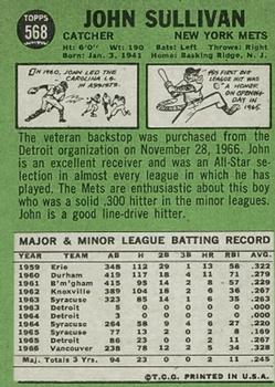 John Sullivan  baseball card collectible - Main Image 2