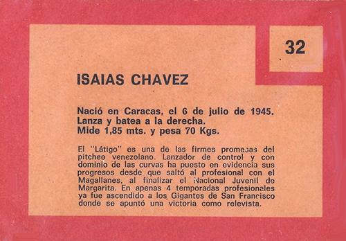 Isaias Chavez  baseball card collectible - Main Image 2