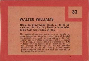 Walt Williams  baseball card collectible - Main Image 2