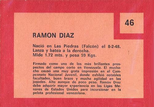 Ramon Diaz  baseball card collectible - Main Image 2