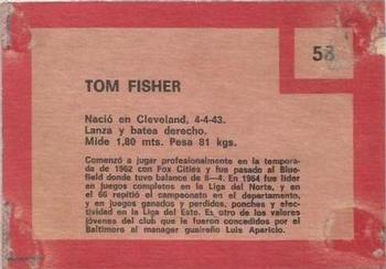 Tom Fisher  baseball card collectible - Main Image 2