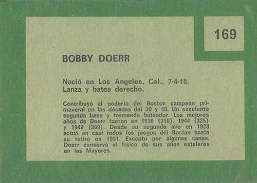 Bobby Doerr  baseball card collectible - Main Image 2