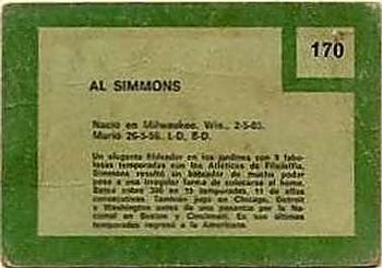 Al Simmons  baseball card collectible - Main Image 2