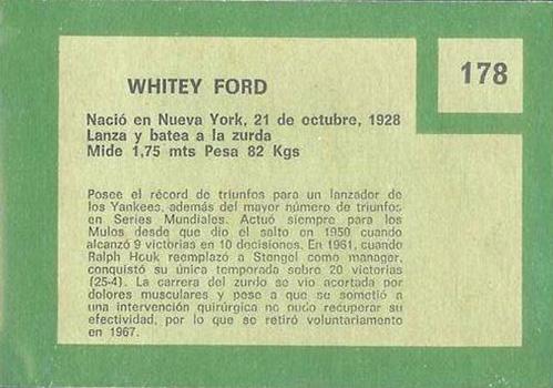 Whitey Ford  baseball card collectible - Main Image 2
