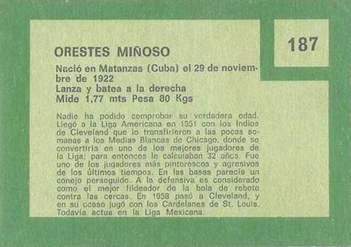 Orestes Minoso  baseball card collectible - Main Image 2